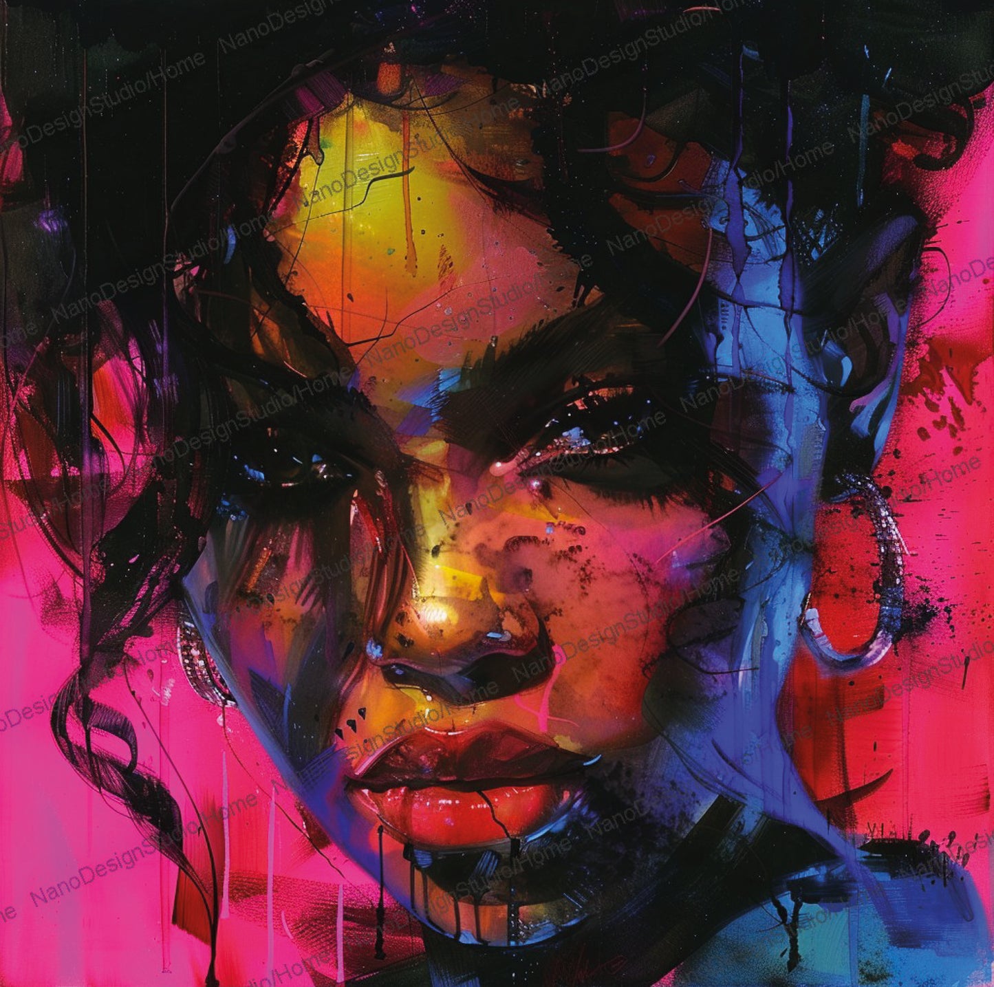 Square Collection 16 : African beauty Pink Edition