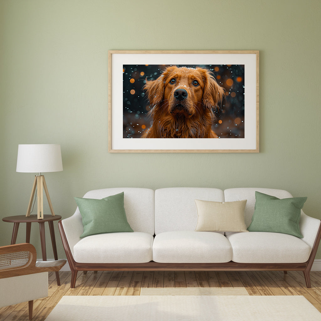 Landscape Collection 16 : Cute Dog – Affiche Murale Chien Mignon