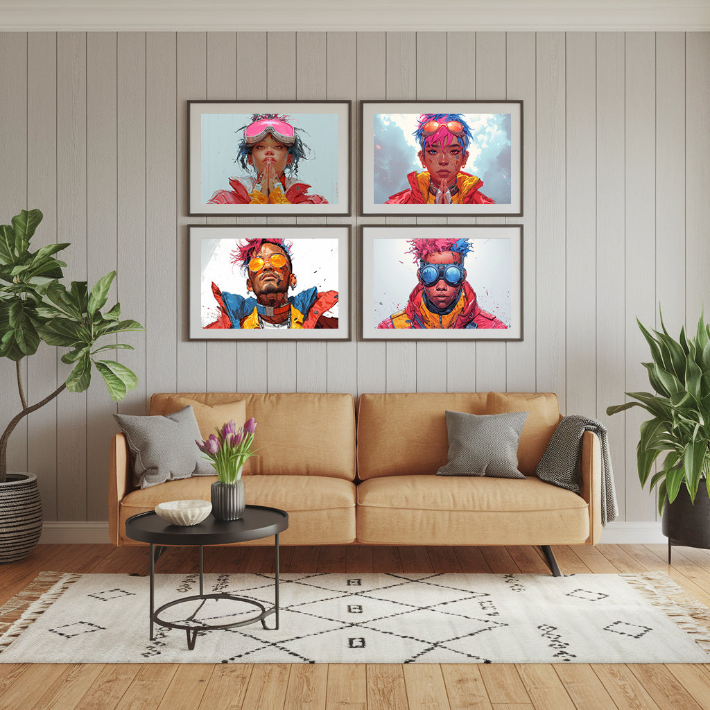 Landscape Collection 18 : CyberPunk Hors-Série – Affiche Murale Personnage Cyberpunk
