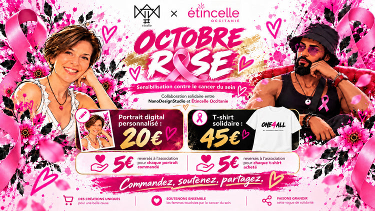 Octobre Rose — collection solidaire NanoDesignStudio