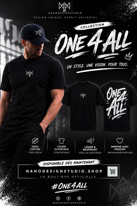 T-shirt NanoDesignStudio Collection ONE 4 ALL