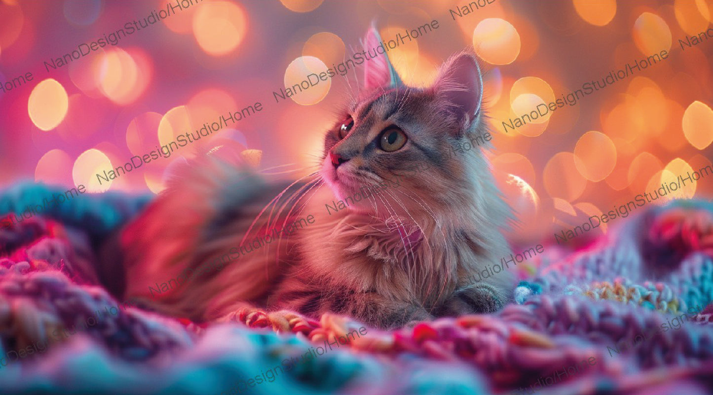 Landscape Collection 15 : Cute Cats – Affiche Murale Chat Mignon
