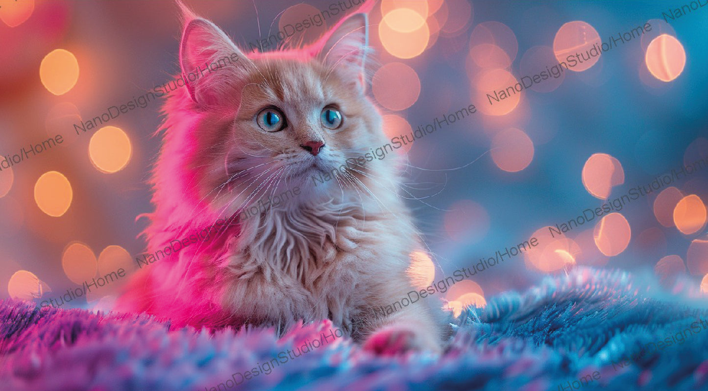 Landscape Collection 15 : Cute Cats – Affiche Murale Chat Mignon