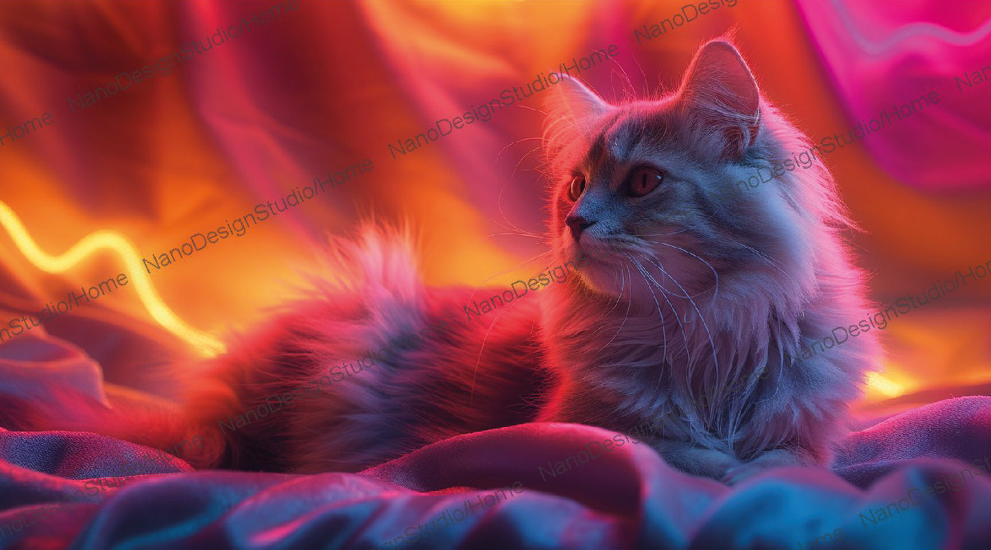 Landscape Collection 15 : Cute Cats – Affiche Murale Chat Mignon