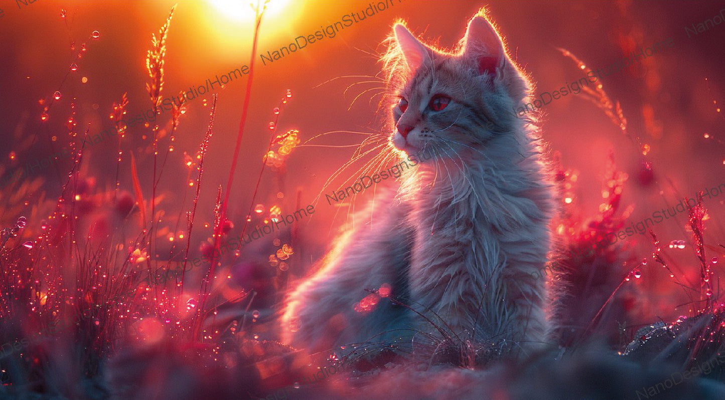 Landscape Collection 15 : Cute Cats – Affiche Murale Chat Mignon
