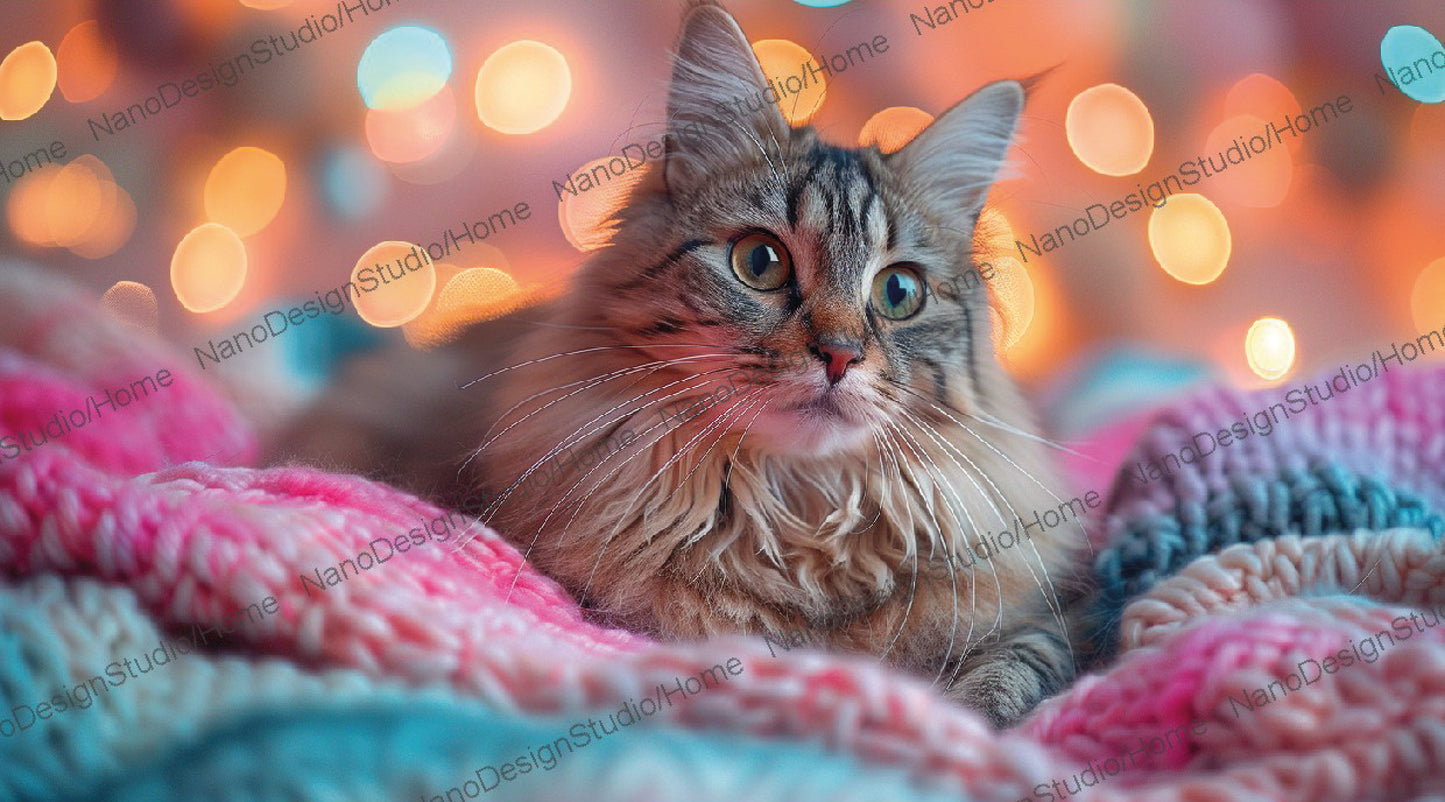 Landscape Collection 15 : Cute Cats – Affiche Murale Chat Mignon