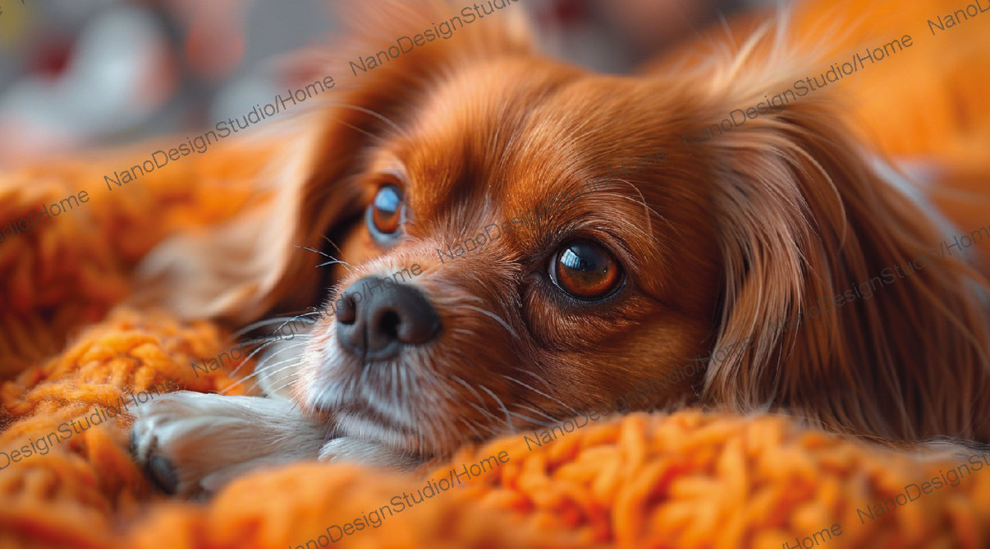 Landscape Collection 16 : Cute Dog – Affiche Murale Chien Mignon
