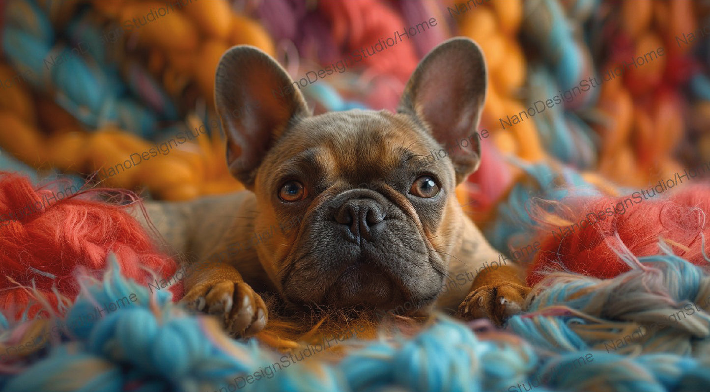 Landscape Collection 16 : Cute Dog – Affiche Murale Chien Mignon