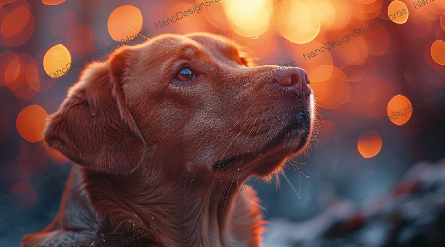 Landscape Collection 16 : Cute Dog – Affiche Murale Chien Mignon