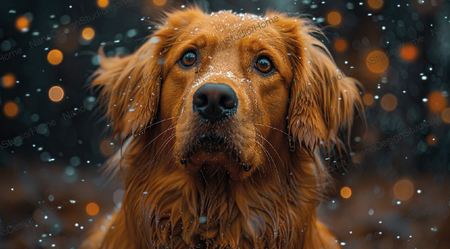 Landscape Collection 16 : Cute Dog – Affiche Murale Chien Mignon