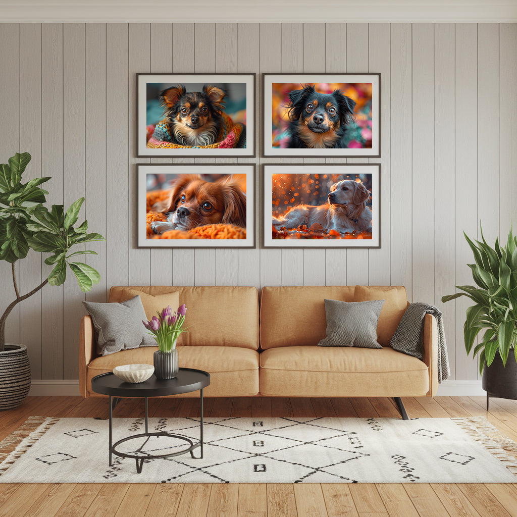 Landscape Collection 16 : Cute Dog – Affiche Murale Chien Mignon
