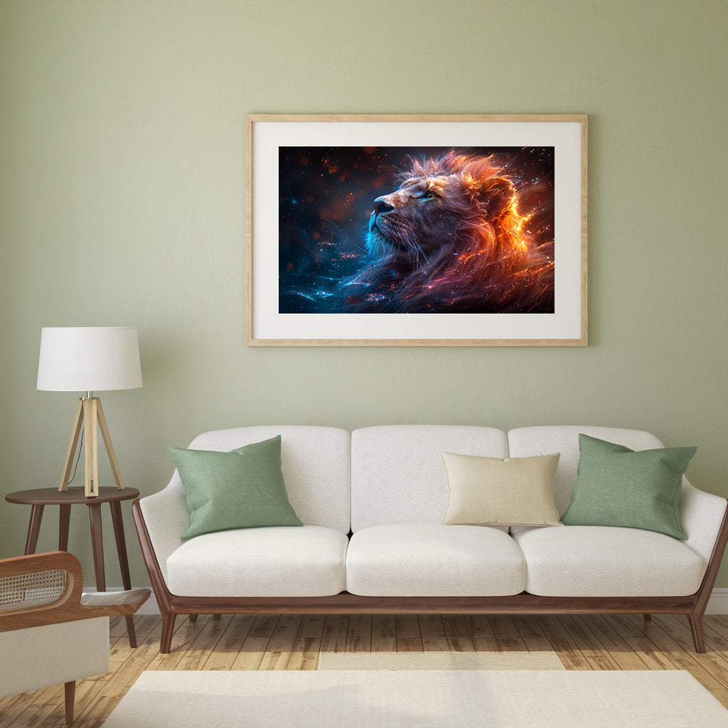 Landscape Collection 17 : Lion Majestueux – Affiche Murale Animal Sauvage