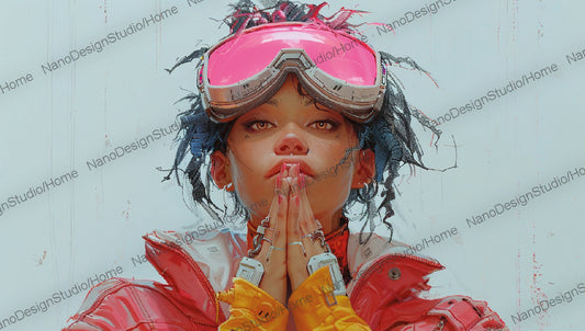 Landscape Collection 18 : CyberPunk Hors-Série – Affiche Murale Personnage Cyberpunk